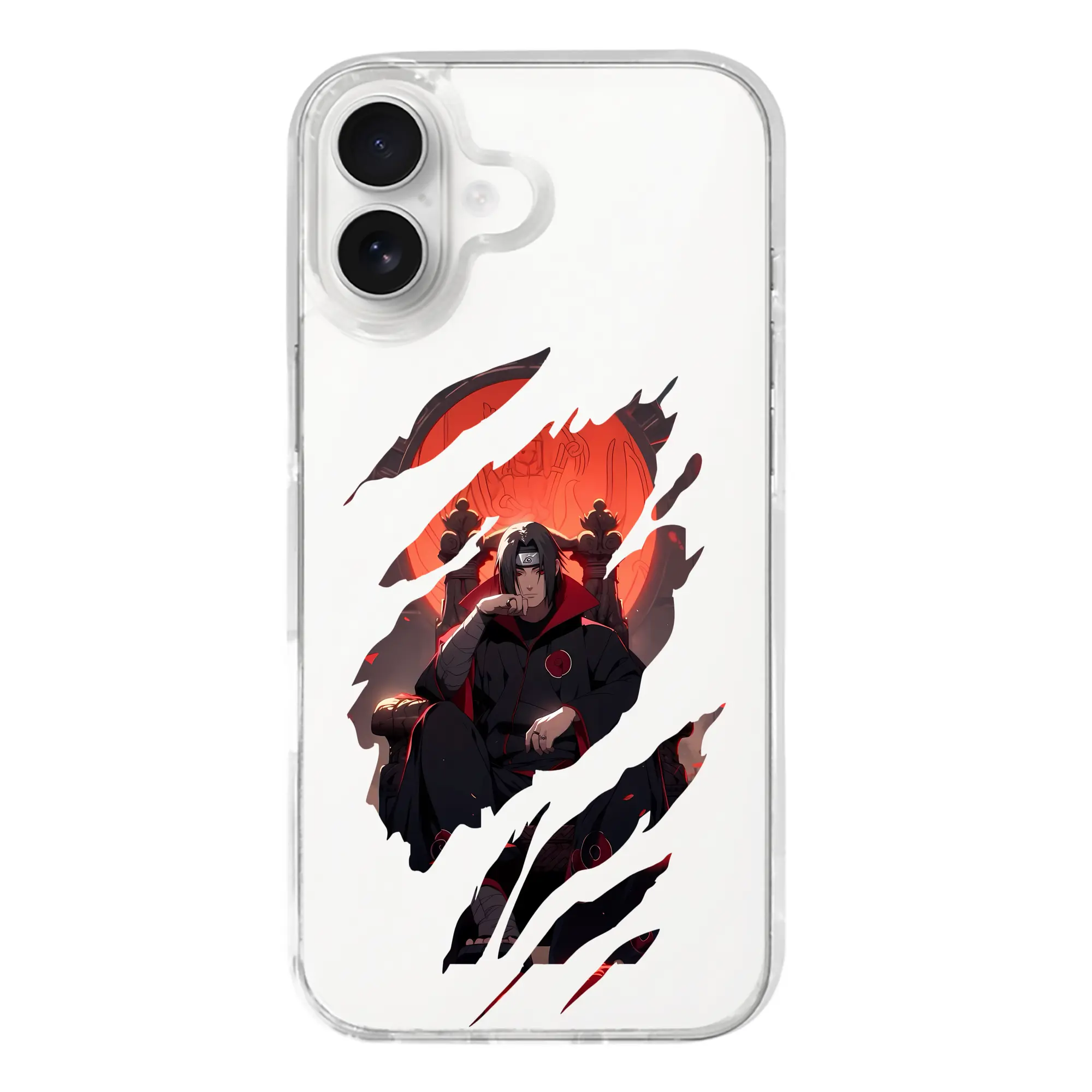 ナルト グッズ うちは イタチ - iPhone 17シリーズ 透明スマホケース – 薄型・耐衝撃・精密フィット保護カバー